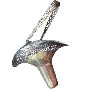 Mid Sil Craft Silver Plated Sheffield Reproduction Bridal Vase Basket Antique